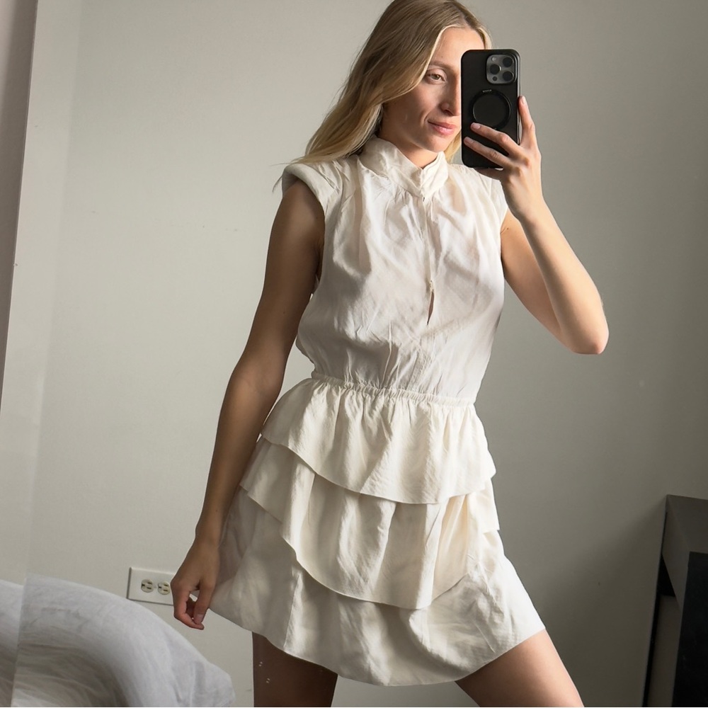IRO Calcie Layered Jacquard Mini Dress size:S, good condition